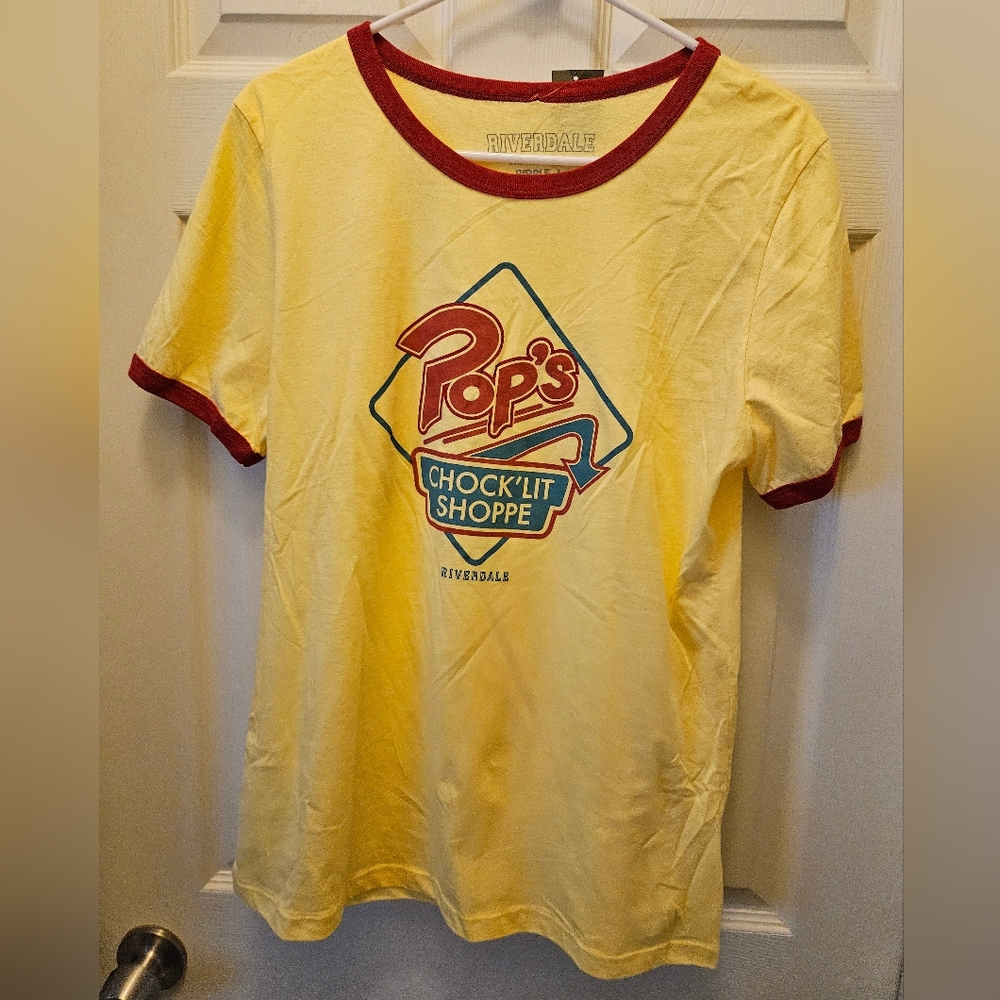 Riverdale Pop's Cosplay Ringer Tee Women's Large